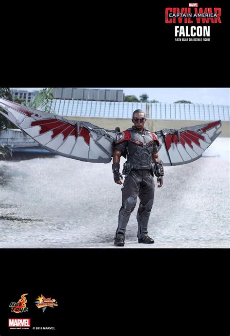 Falcon Civil War Mms Marvel Movie Masterpiece Reihe Hot Toys Th Scale Figur