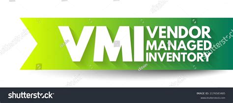 Vmi Vendor Managed Inventory Supply Chain Royalty Free Stock Vector