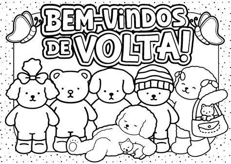 Bobbie Goods Volta As Aulas Para Colorir - Painel Volta às Aulas Bobbie Goods (para colorir) ~ Ensinar Aprender