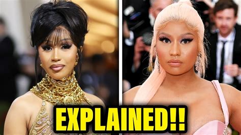 Cardi B Versus Nicki Minaj EXPLAINED YouTube