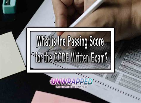 Written Exam Passing Score
