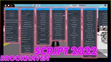 Oproblox Brookhaven 🏡rp Script Gui Admin Commands Rp Script Trolling