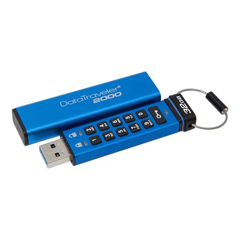 Kingston Dt2000 Encrypted 32gb Usb Flash Drive Usb 31 Gen 1 Dt2000