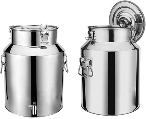 Stainless Steel Milk Transport Cans 5l9l14l18l Wine Pail Bucket