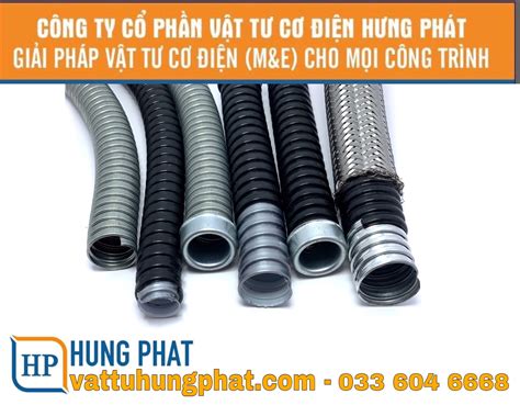 Ống ruột gà bọc nhựa PVC phi 13 – phi 90| Hưng Phát M&E - Ống thép luồn ...