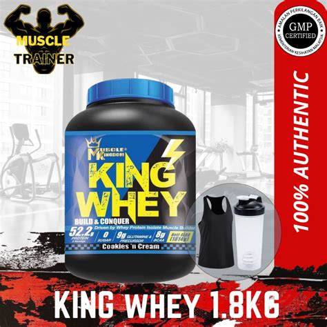 Muscle Kingdom King Whey Protein Isolate Whey 4 Lbs 1 8 Kg Halal Whey