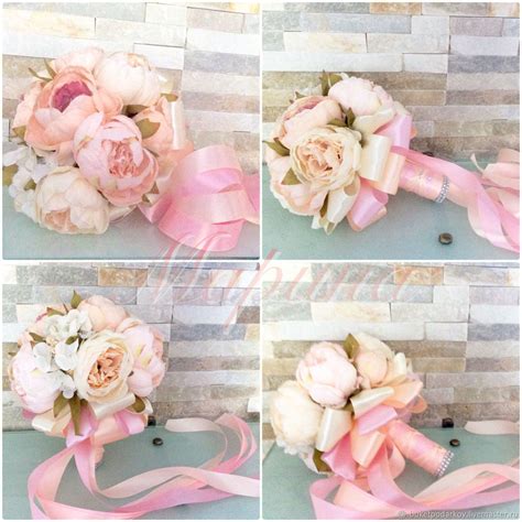 Букет невесты 'Пионы' для свадьбы