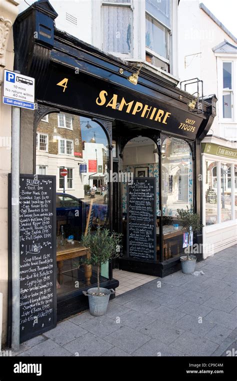 Samphire restaurant Whitstable kent England Stock Photo - Alamy