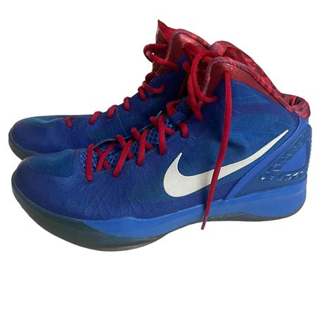 Nike Hyperdunk Flywire Blue Red Basketball Shoes Men … - Gem