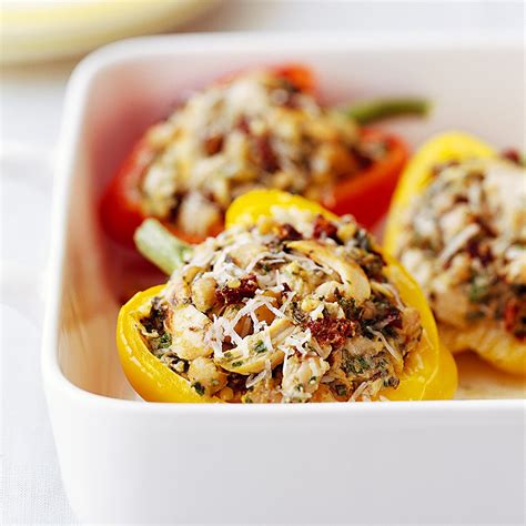 Tofu Pesto Stuffed Peppers Recipe EatingWell