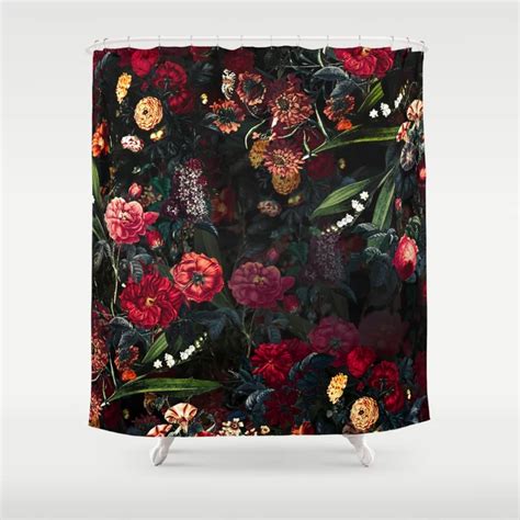 Buy Dark Garden V Shower Curtain By Burcu Korkmazyurek Worldwide