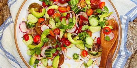 Summer Tomato Salad With Jicama And Avocado Recipe Traci Des Jardins Food And Wine Tomato