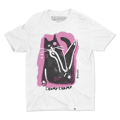 Gato Chomp De Ale Kalko Camiseta Basicona Unissex El Cabriton