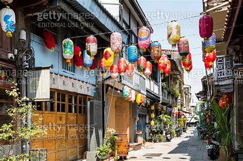 The Shennong Street In Tainan Taiwan