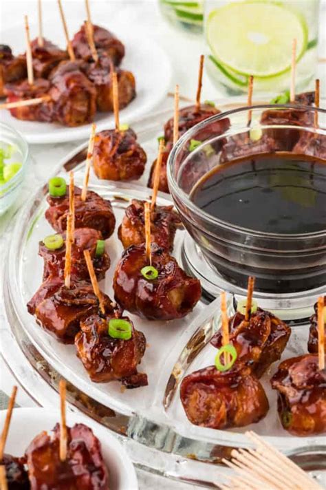 Bacon Wrapped Water Chestnuts Simply Stacie