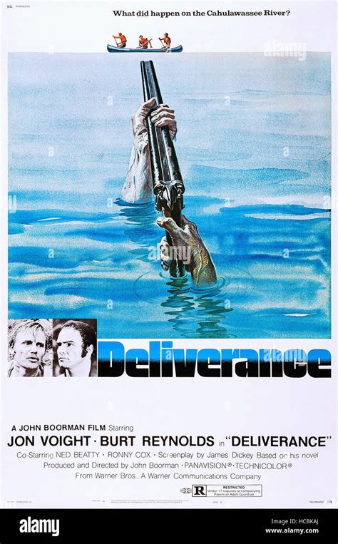 DELIVERANCE, US poster art, from left: Jon Voight, Burt Reynolds, 1972 ...