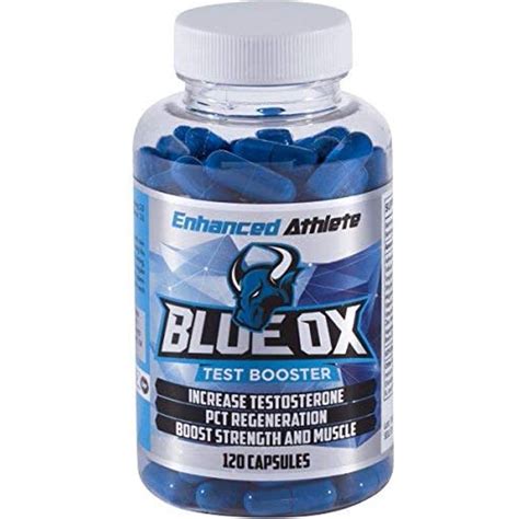 Blue Ox Athlete Enhanced Natural Testosterone Enhancer Mens Natural