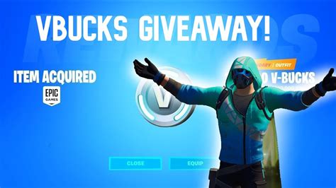 Vbucks Giveaway Youtube