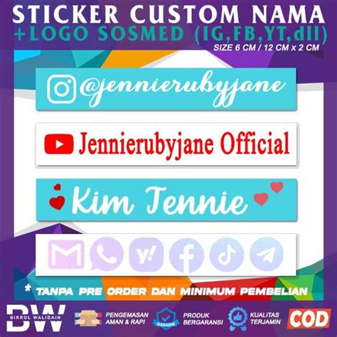 Jual Birrul Walidain Sticker Cutting Atau Stiker Custom Nama Plus