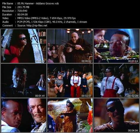 Mc Hammer «Addams Groove» VOB File