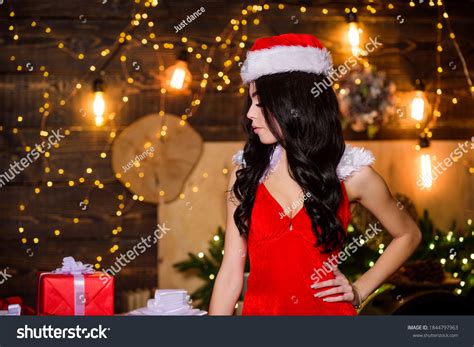 Christmas Wish Santa Costume Lingerie Naughty Stock Photo 1844797963 Shutterstock