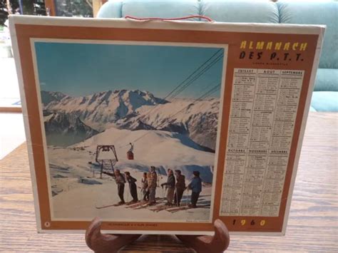 Calendrier La Poste Almanach Des Ptt Alpe D Huez Annecy