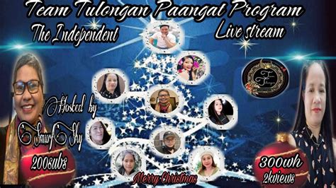 Livestreaming 152 Team Tulungan Paangat Program YouTube