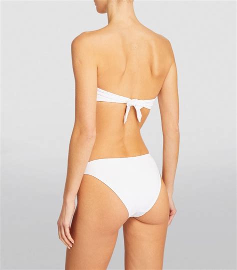 Womens Melissa Odabash White Barcelona Hipster Bikini Bottoms Harrods UK