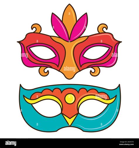 Face Masquerade Stock Vector Images Alamy