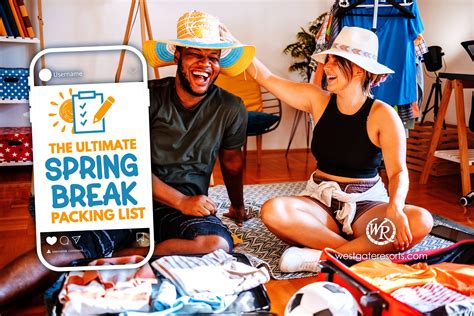 What to Pack for a Spring Break Vacation