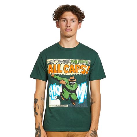 Madvillain Mf Doom And Madlib All Caps T Shirt Green Hhv