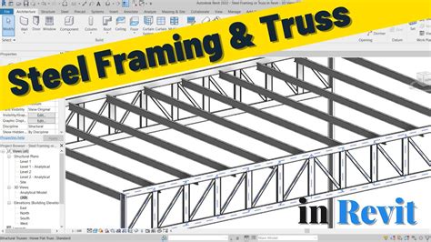 Steel Framing And Truss In Revit Modeling Steel Structure In Revit