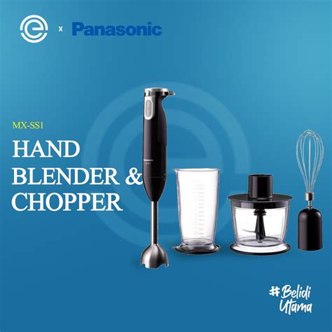 Jual Panasonic Hand Blender Chopper Mx Ss Shopee Indonesia