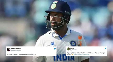 Generational Shift Is On Fans Split As Cheteshwar Pujara Is Dropped