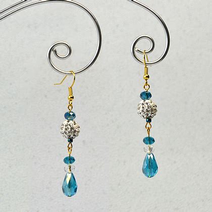 Blue Beaded Dangle Earrings Pandahall Inspiration Projects