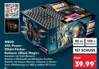 Weco Xxl Power Effekt F Cher Batterie Black Magic Aanbieding Bij