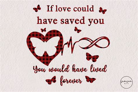 If Love Could Have Saved You Graphic By Bluebird Designs Creative Fabrica