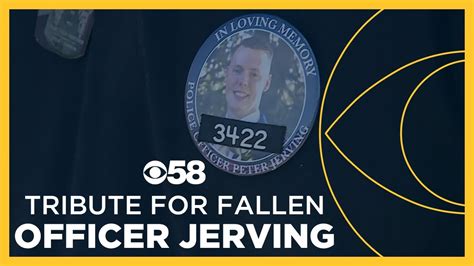 Fallen Mpd Officer Peter Jerving Honored At Memorial Day Ceremony Youtube