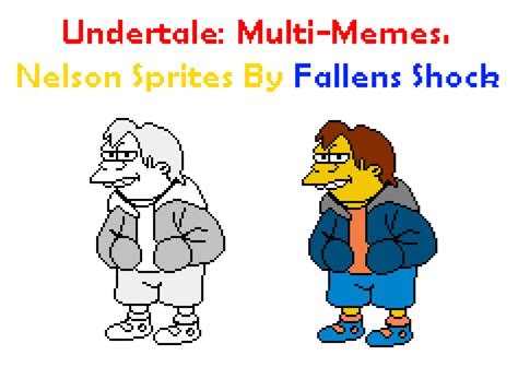 Undertale: Multi-Memes Nelson Sprites by FallensHome44 on DeviantArt