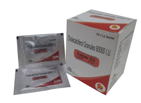 Calper D Cholecalciferol Granules Iu Sachet At Rs Box In Sas