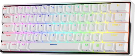 Kemove Snowfox Dk Hot Swappable Mechanical Gaming Keyboard With Mah Battery Rgb