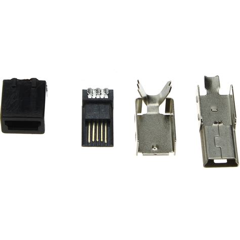Разъем USB mini 5PIN Штекер разборный на кабель