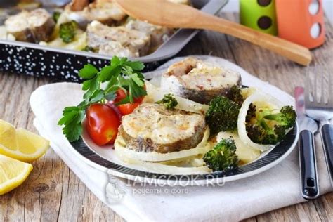 Фото стейка трески в духовке Meat, Chicken, Food, Essen, Meals, Yemek ...