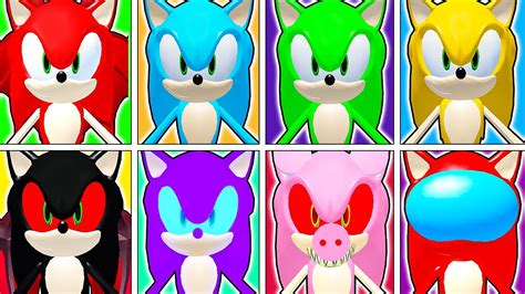 Roblox New Find The Sonic Morphs All New Sonics Unlocked Youtube