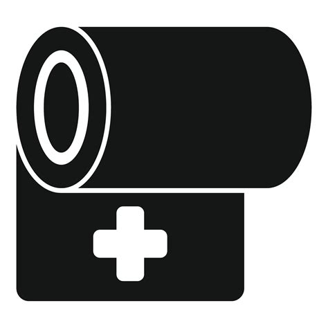 Medical Bandage Roll Icon Showing Healthcare And First Aid