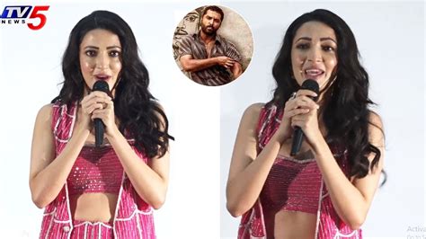 Neha Shetty SUPERB Telugu Speech Gangs Of Godavari Suttamla Soosi