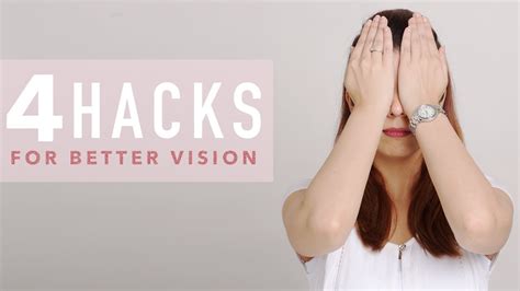 4 Exercises For Better Vision Eye Yoga Youtube