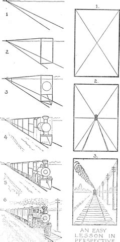 Easy Drawing Lessson in Perspective | Free Printable Puzzle Games