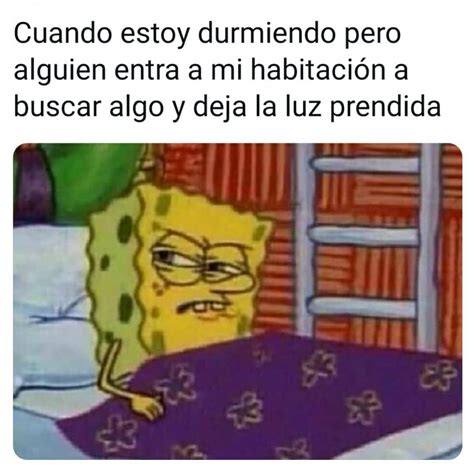 Cuando Estas Durmiendo Y Alguien Enciende La Luz Memes