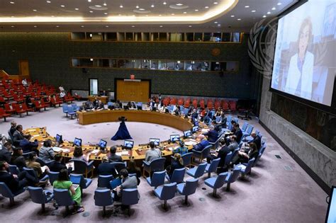 Security Council Meets On Situation In Syria Un Photo